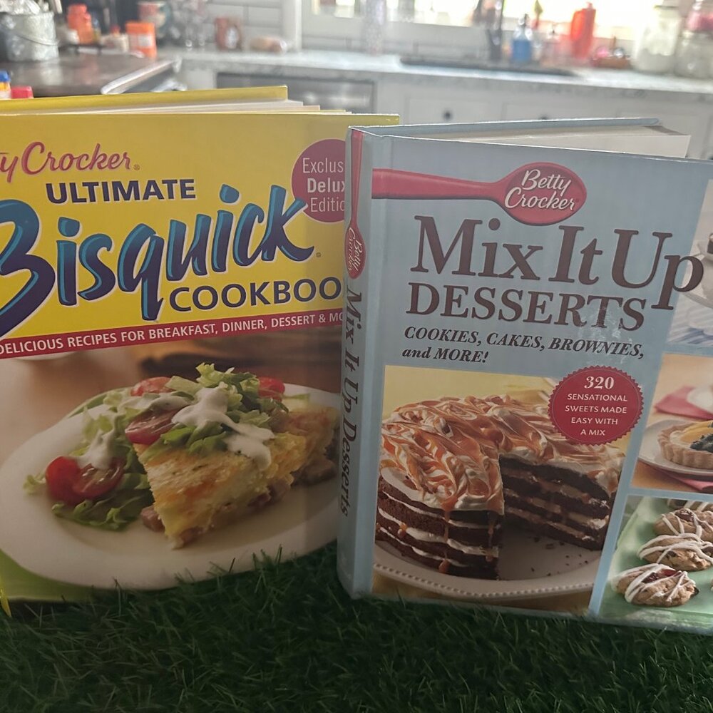 Betty Crocker Hard Back Cookbooks